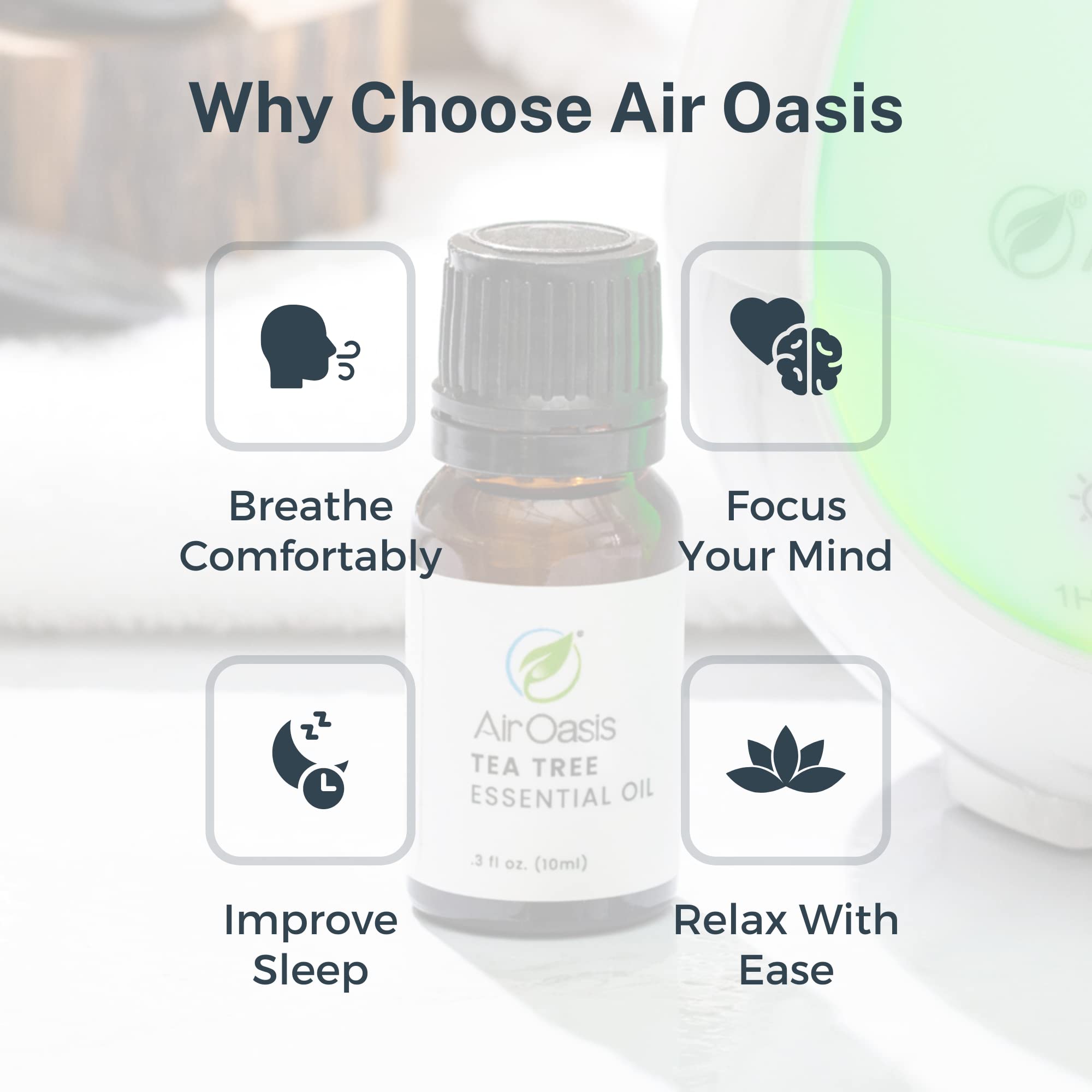 Air Oasis Premium Grade Essential Oils | 100% Pure Essential Oils Perfect for Diffuser, Humidifier Air OasisAu supplements