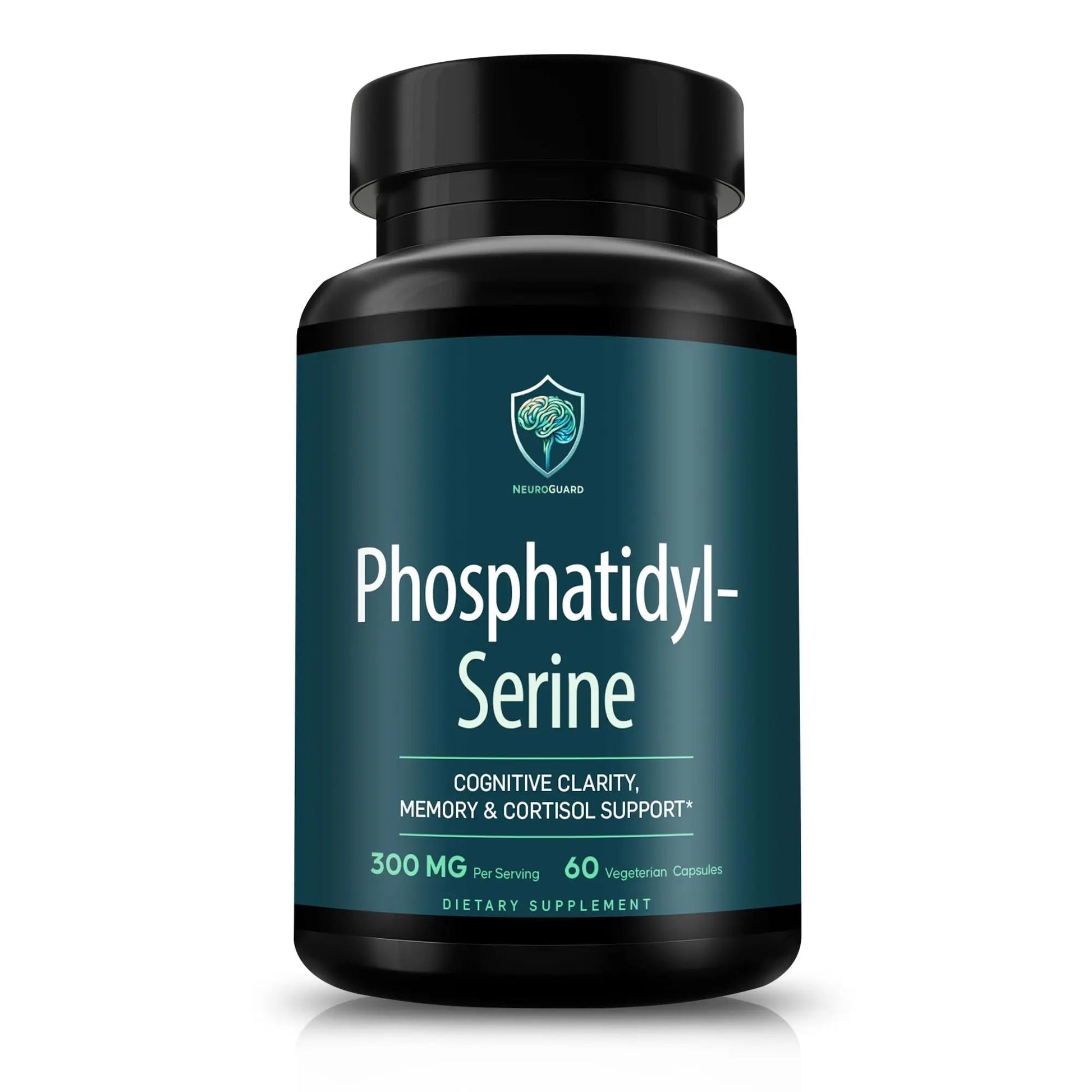 Phosphatidylserine Supplement – Premium Nootropic for Brain Health, Memory, Focus & Stress Support – 300mg Sunflower Lecithin NeuroGuardAu supplements