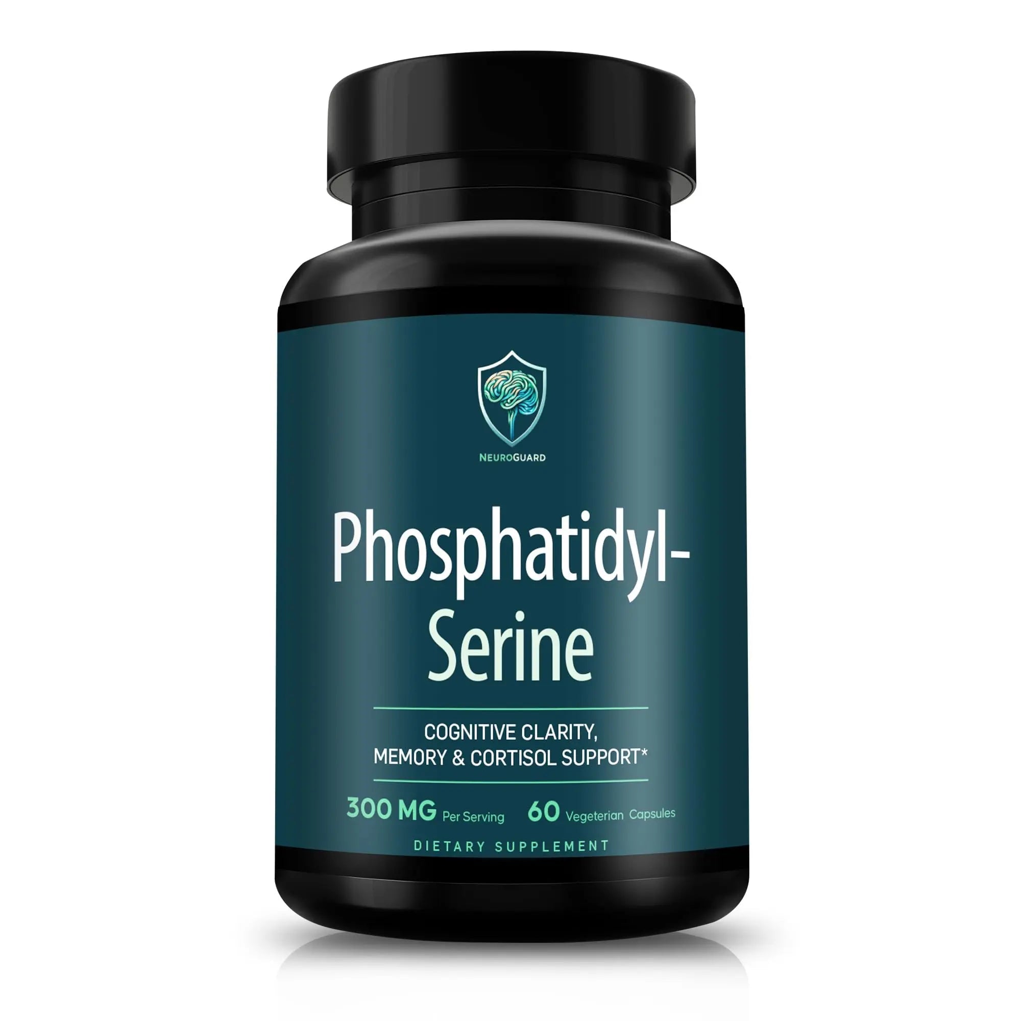 Phosphatidylserine Supplement – Premium Nootropic for Brain Health, Memory, Focus & Stress Support – 300mg Sunflower Lecithin NeuroGuardAu supplements