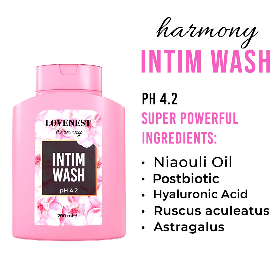 Lovenest Intimate Wash for Women – pH Balanced, Odor Control, Postbiotic Formula – Hypoallergenic, Paraben-Free, Derma-Tested Feminine Hygiene Wash 200 mL by Marqueens Beauty MARQUEENSBEAUTYAu supplements