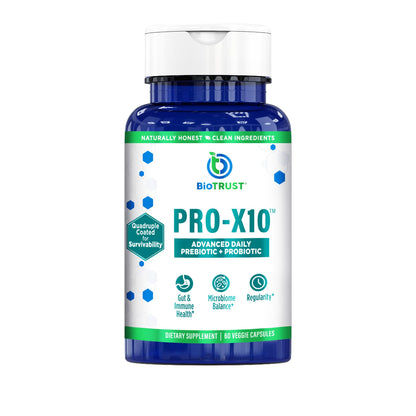 BioTrust Pro-X10 2.0 Probiotic Supplement - Probiotics for Digestive Health with Prebiotics - Immune System Support and GI Health BioTrustUS supplements