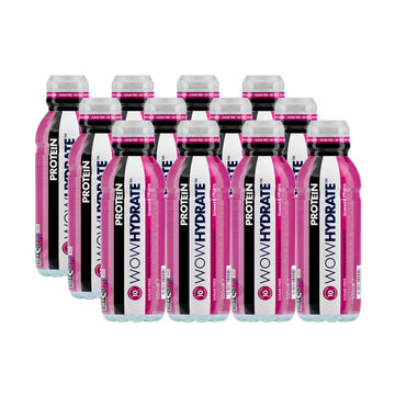 WOW HYDRATE Protein Water, Summer Fruits Flavour Protein Drink, Natural Flavourings, Healthy Hydration WOW HYDRATEAu supplements