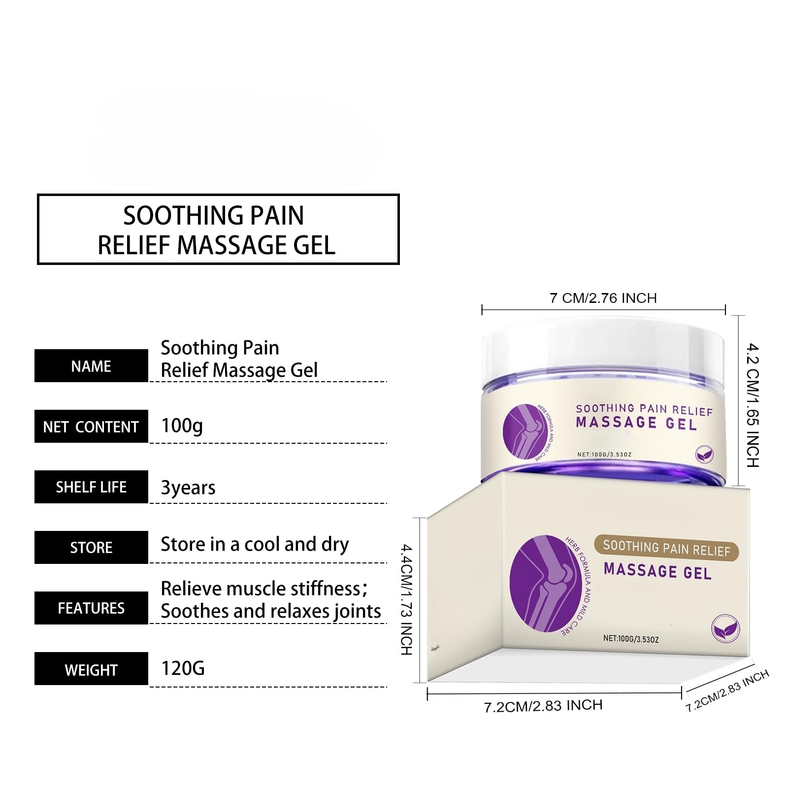 sinBron Joint Repair Cream, Effective Relief for Back, Neck, Hands, Kneel (1PCS) sinBronAu supplements