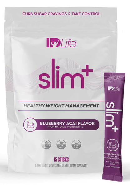 IDLife Slim+ - Weight Management Supplement - Easy to Prepare Delicious Blueberry Acai IDLifeUS supplements