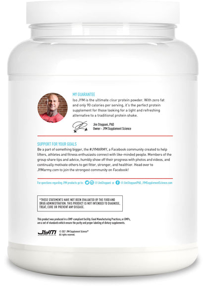 ISO JYM 20 Servings - Bombsicle JYM Supplement ScienceUS supplements