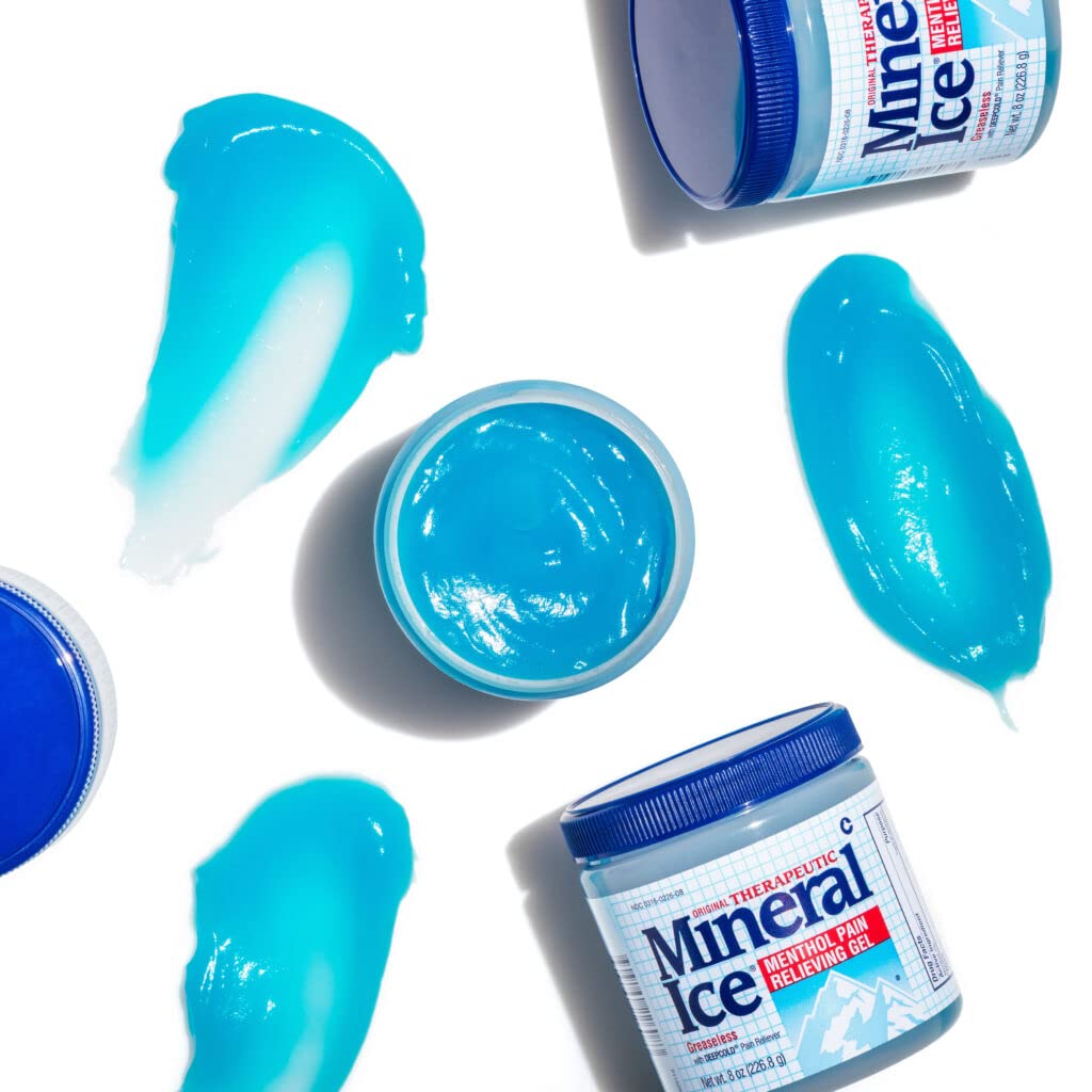 Mineral Ice Pain Relieving Gel - 8 oz, Pack of 4 Mineral IceAu supplements