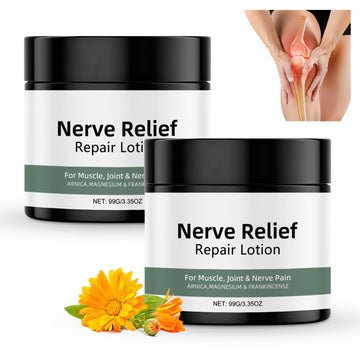 Vincofoo 2PC Nerve Relief Repair Lotion Cream, Neuropathy Lotion with Arnica, Deeply Moisturizes Skin, Keep Soft Smooth, Suitable for Muscle, Lumbar, Neck, Hands and Feet VincofooAu supplements