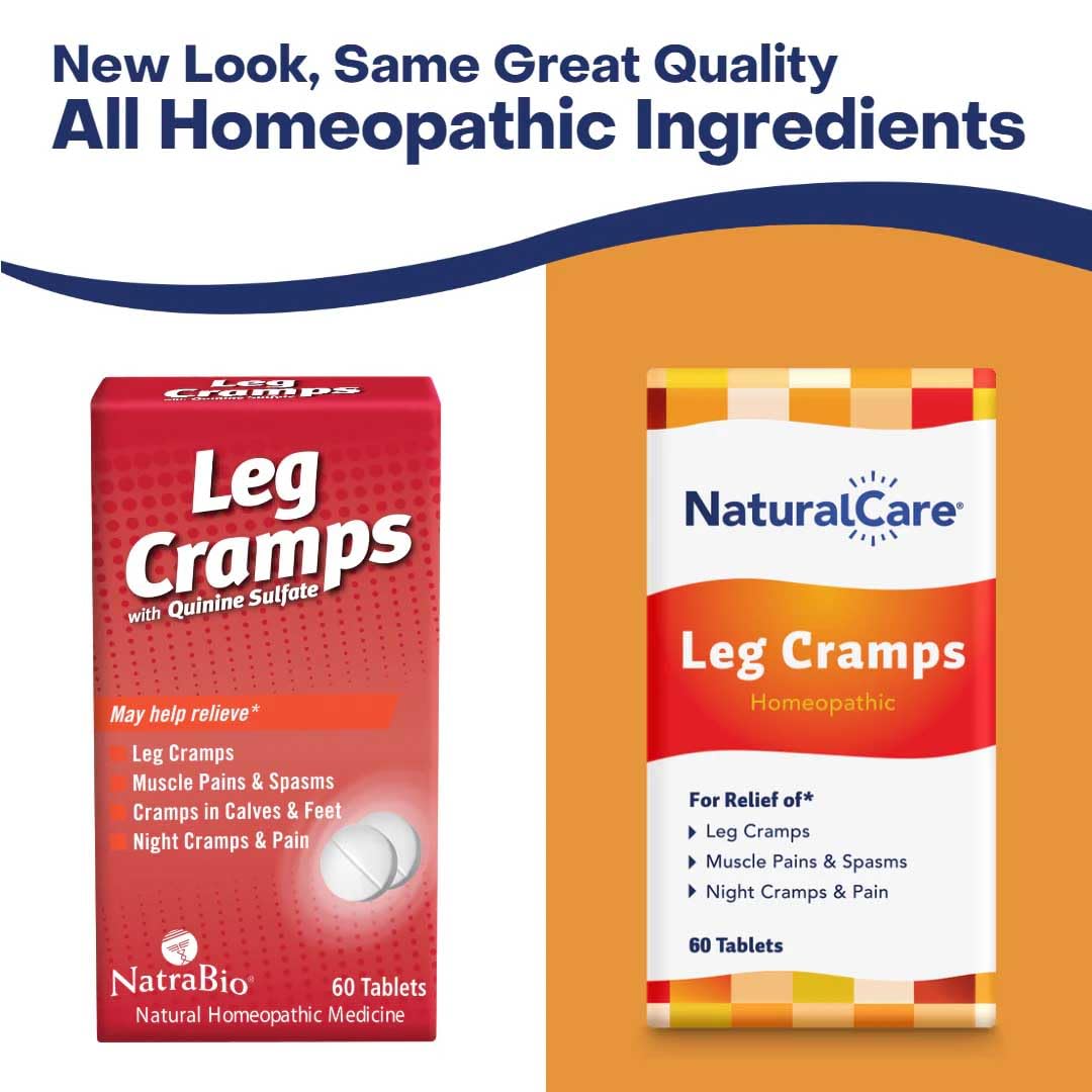 NaturalCare Leg Cramps, Homeopathic Tablets, 60ct | May Provide Support for Leg, Calf & Foot Cramps, Muscle Spasms & Pain Natra-BioAu supplements