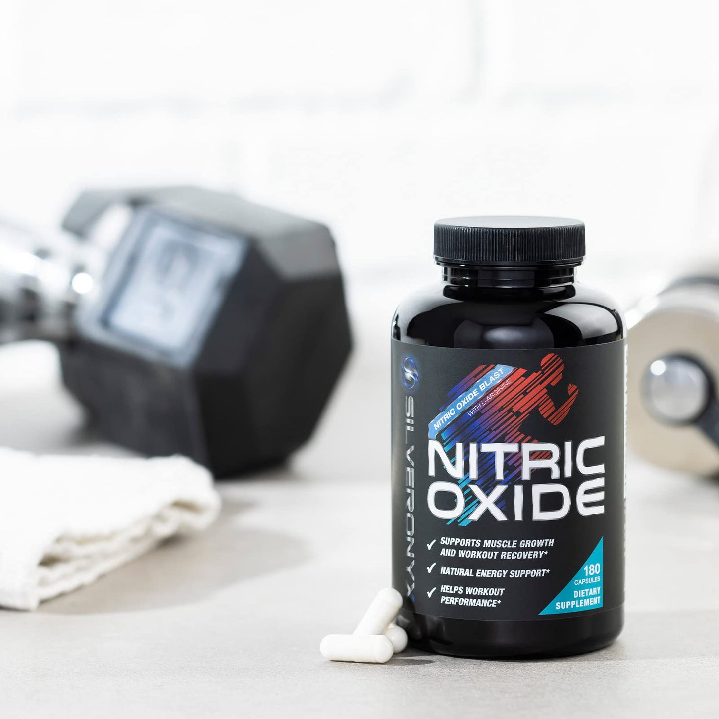Extra Strength Nitric Oxide Supplement L Arginine 3X Strength - Citrulline Malate, AAKG SILVERONYXUS supplements