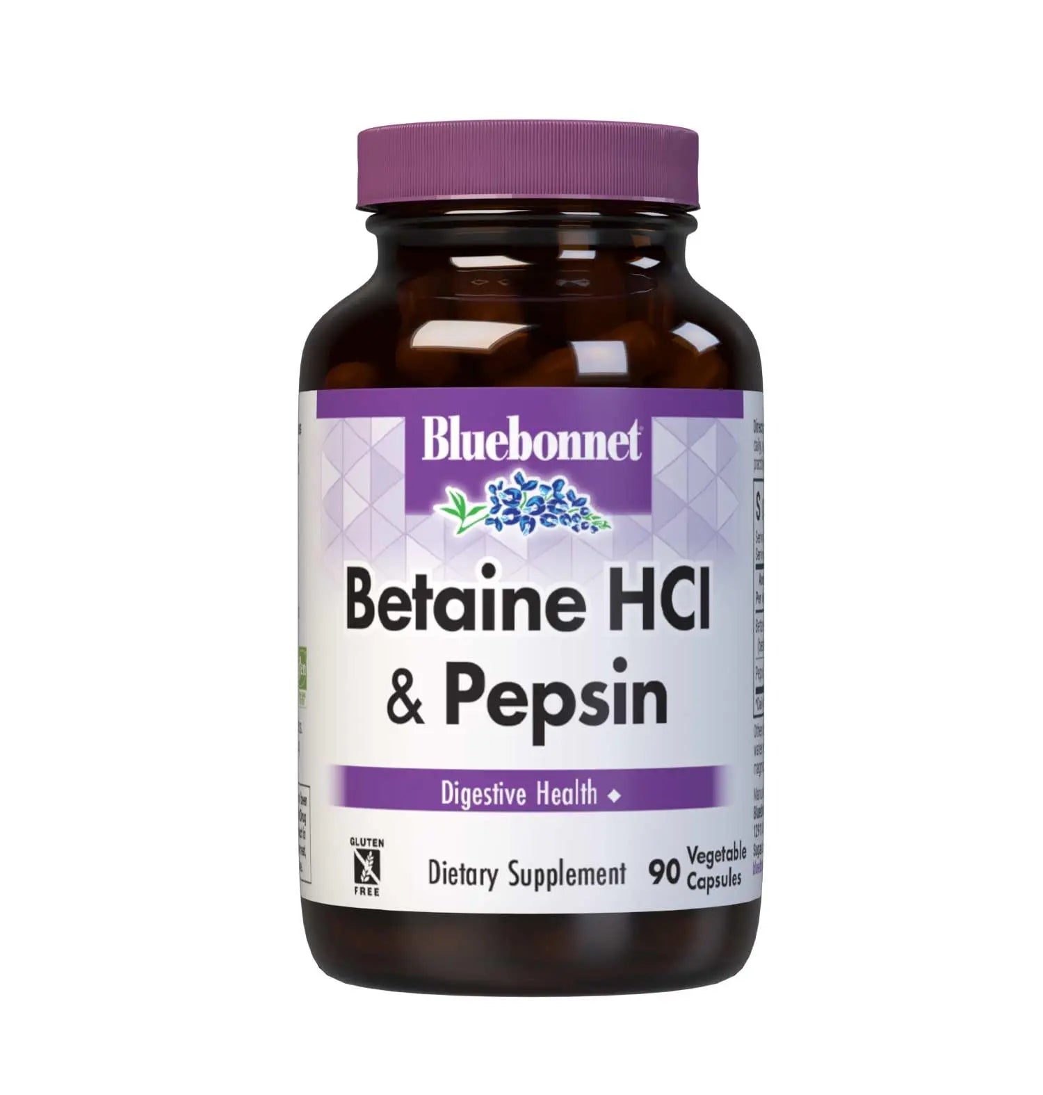 BlueBonnet Betaine HCI Plus Pepsin Vegetarian Capsules, 90 Count BlueBonnetAu supplements
