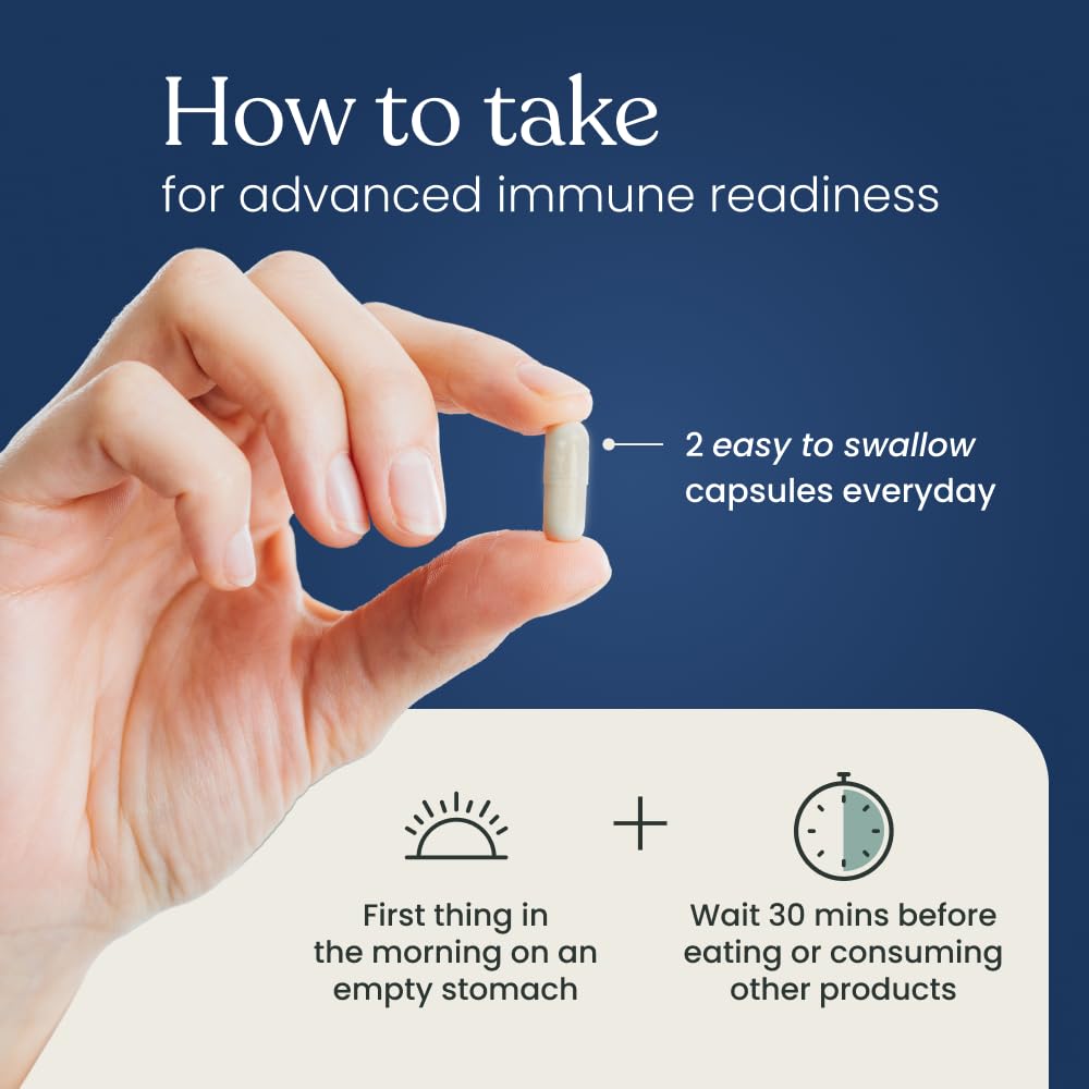 Better Way Health™ - Advanced Immune Readiness - Highly Purified 1,3/1,6 Beta Glucan 100 - Clinically Tested Immune Defense - 100mg/60 Capsules Better Way HealthAu supplements