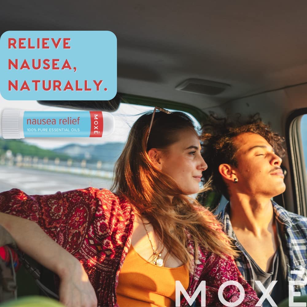 MOXE Nausea Nasal Inhaler Sticks, All Natural Essential Oil Blend, Ginger, Cardamom, Peppermint MOXEAu supplements