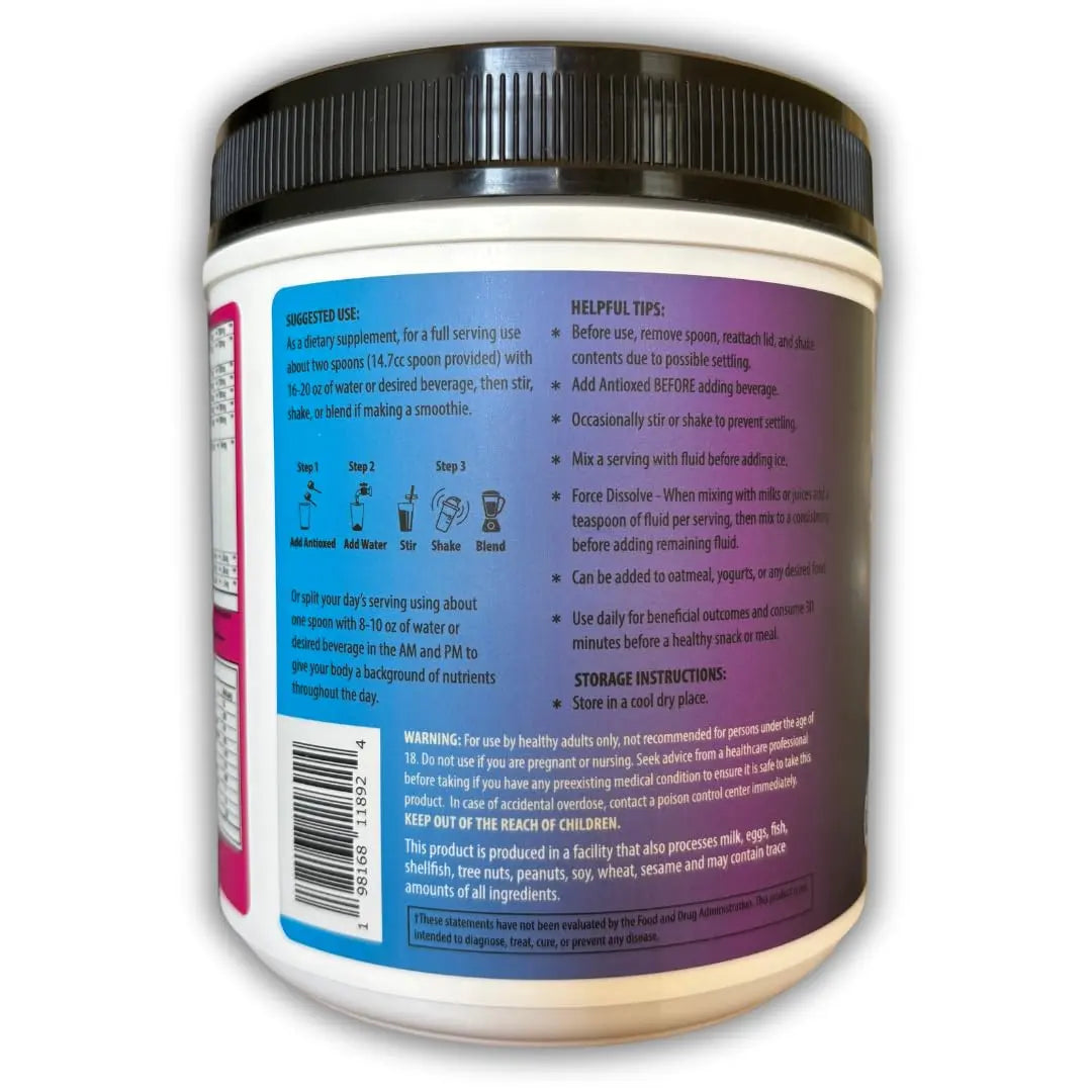 Antioxed Multi Collagen Multivitamin for Women+Men, Keto, Skin, Joint, Cognitive, Heart, Sensual, & Immune Health, Hydrolyzed Peptides, Antioxidants, Probiotics AntioxedAu supplements