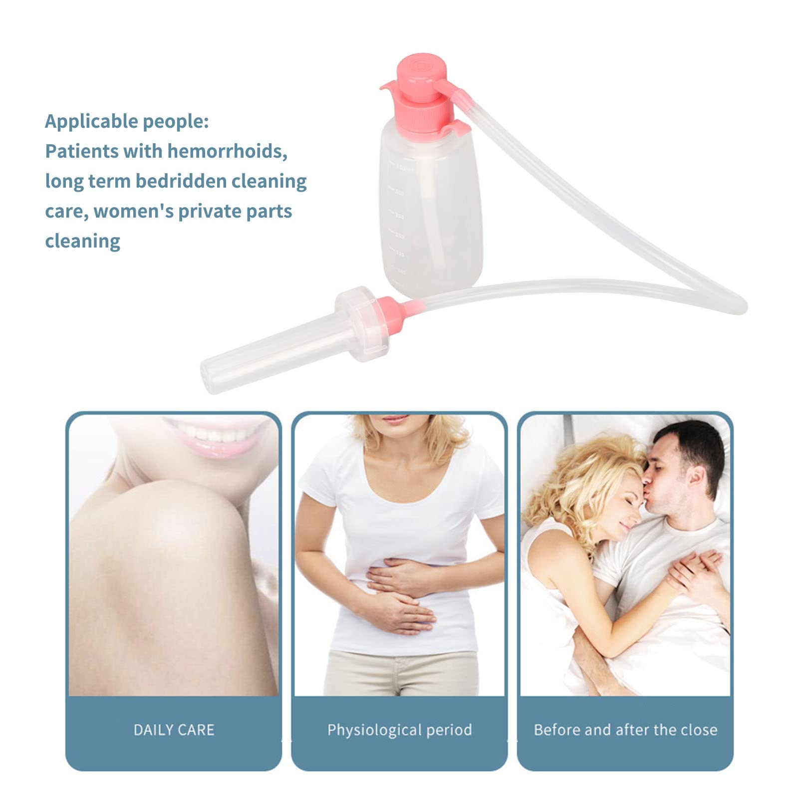 Vaginal Douche Cleaner,350ml Vaginal Cleanser Vaginal Douche Reusable Vaginal Cleansing System BrrnooAu supplements