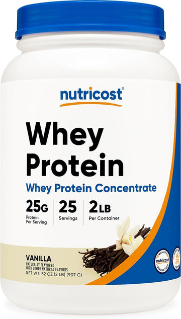 Nutricost Whey Protein Concentrate (Vanilla) 2LBS NutricostUS supplements