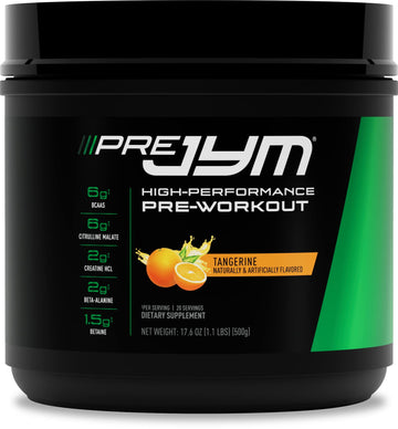 PRE JYM 20 Servings - Tangerine JYM Supplement ScienceAu supplements
