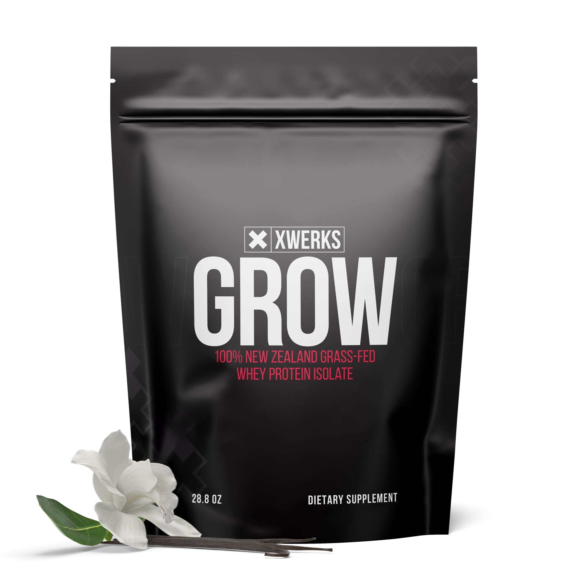 Xwerks Grow 100% New Zealand Grass-Fed Whey Protein - 25g of Pure Isolate Protein XwerksUS supplements