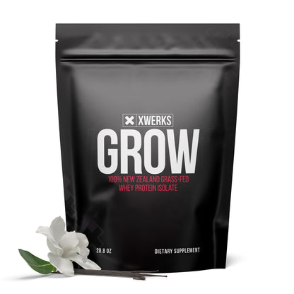 Xwerks Grow 100% New Zealand Grass-Fed Whey Protein - 25g of Pure Isolate Protein XwerksUS supplements