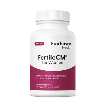 Fairhaven Health FertileCM Fertility Supplement for Women, Capsules - Fertile Cervical Mucus, Ovulation Cycle, Includes L-Arginine, N-Acetyl-Cysteine, Grape Seed Extract and Vitamin C - 90 Capsules Fairhaven HealthAu supplements