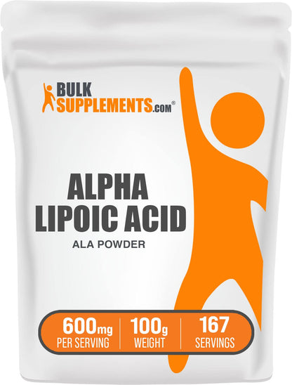 BULKSUPPLEMENTS.COM Alpha Lipoic Acid Powder - ALA Supplement, Alpha Lipoic BULKSUPPLEMENTS.COMUS supplements