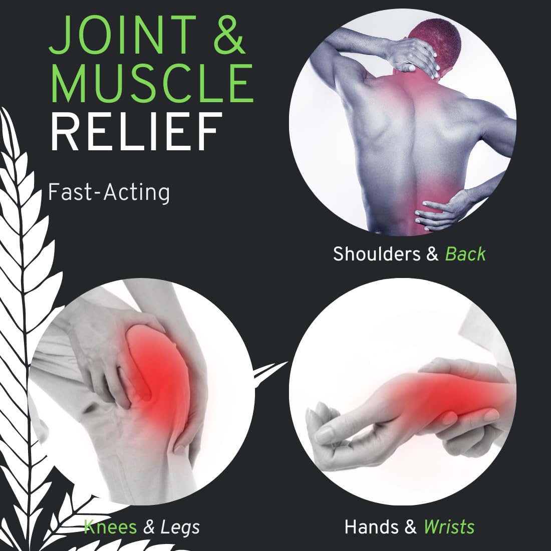Hemp Relief Stick - Hemp Oil, Menthol & Camphor, Fast-Acting Relief for Muscles, Joints and Nerves - 3 oz Relm WellnessAu supplements