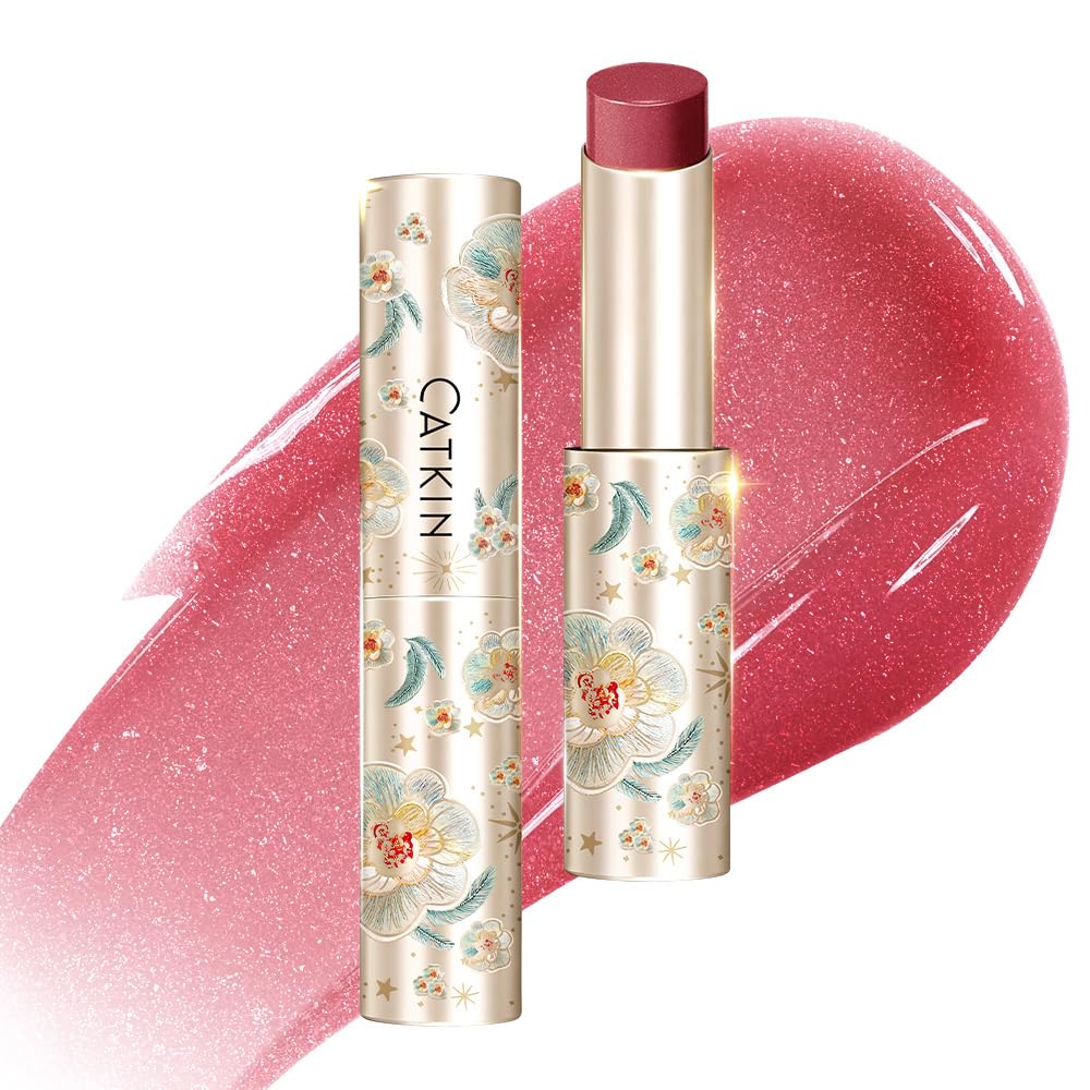 CATKIN Glossy Lip Balm Ultra Hydating Glow Lip Tinted Jelly Plump Melting Balm Shea Butter Repair Soothing For Dry Lips Dewy Finished 0.12 oz C05 SUNFLOWER CatkinAu supplements