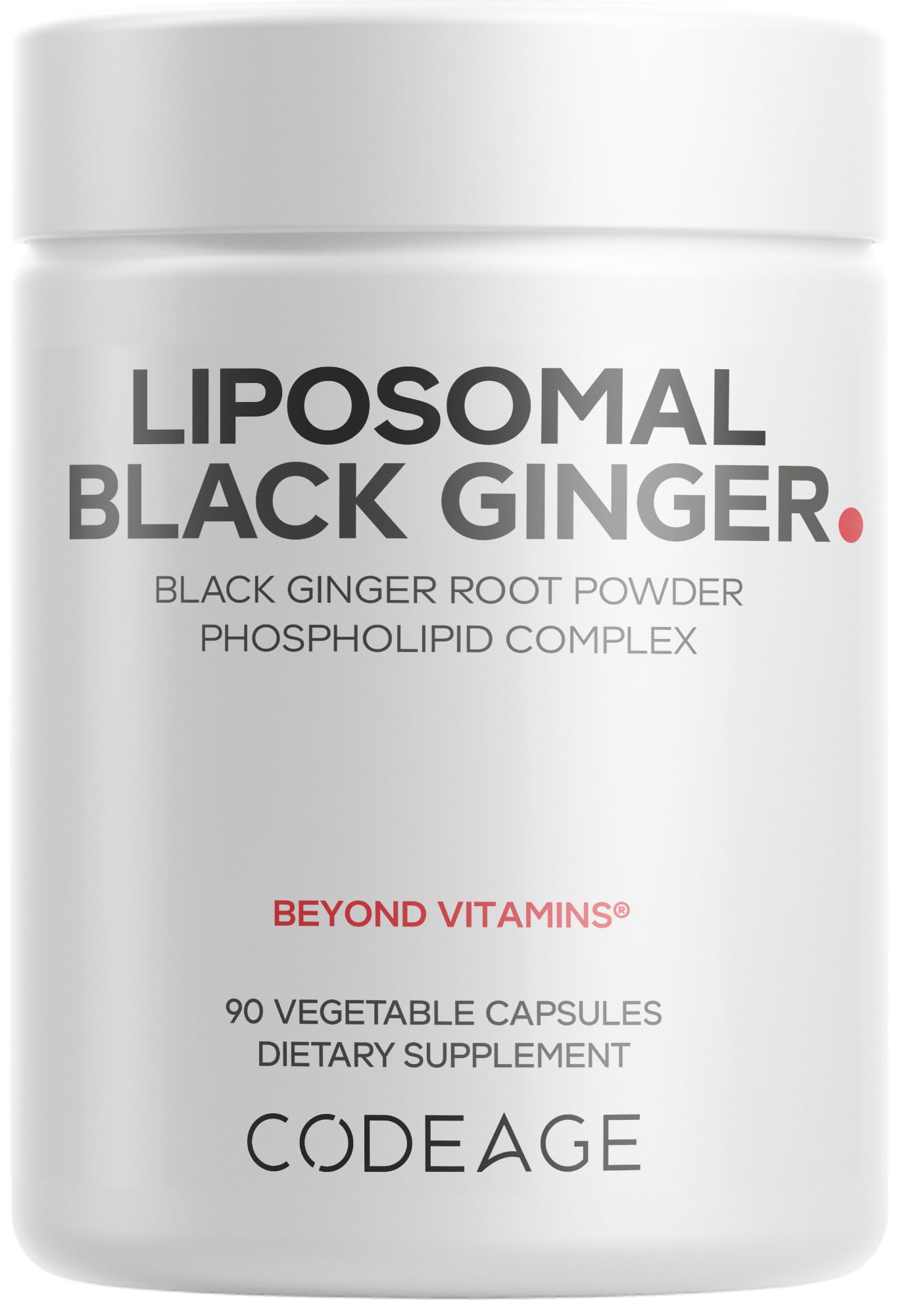 Codeage Liposomal Black Ginger Supplement - Kaempferia Parviflora Root Powder - 3-Month Supply - Ginger Root Pills and Herbal Root - Liposomal Delivery - 1 Capsule Per Serving - Non-GMO - 90 Capsules CodeageAu supplements