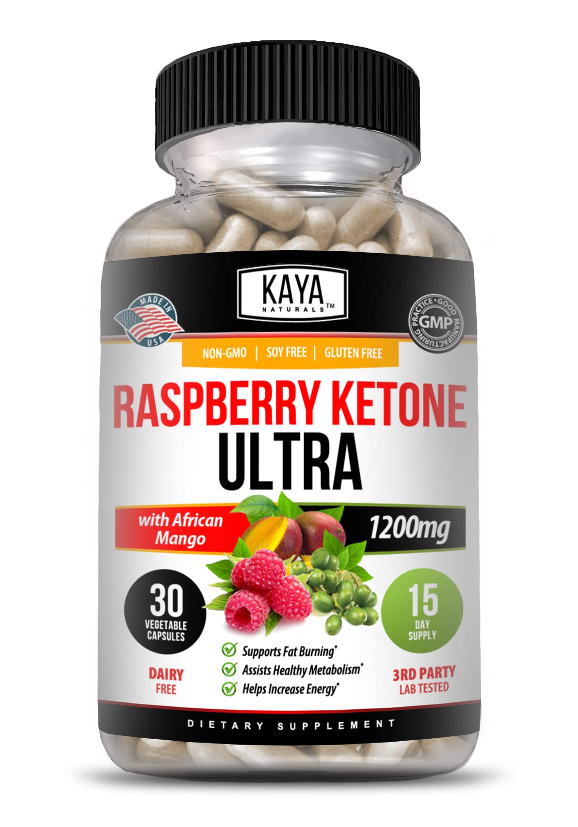 Kaya Naturals Keto Diet Raspberry Ketone - Weight Loss Supplement, Appetite Control Kaya NaturalsAu supplements