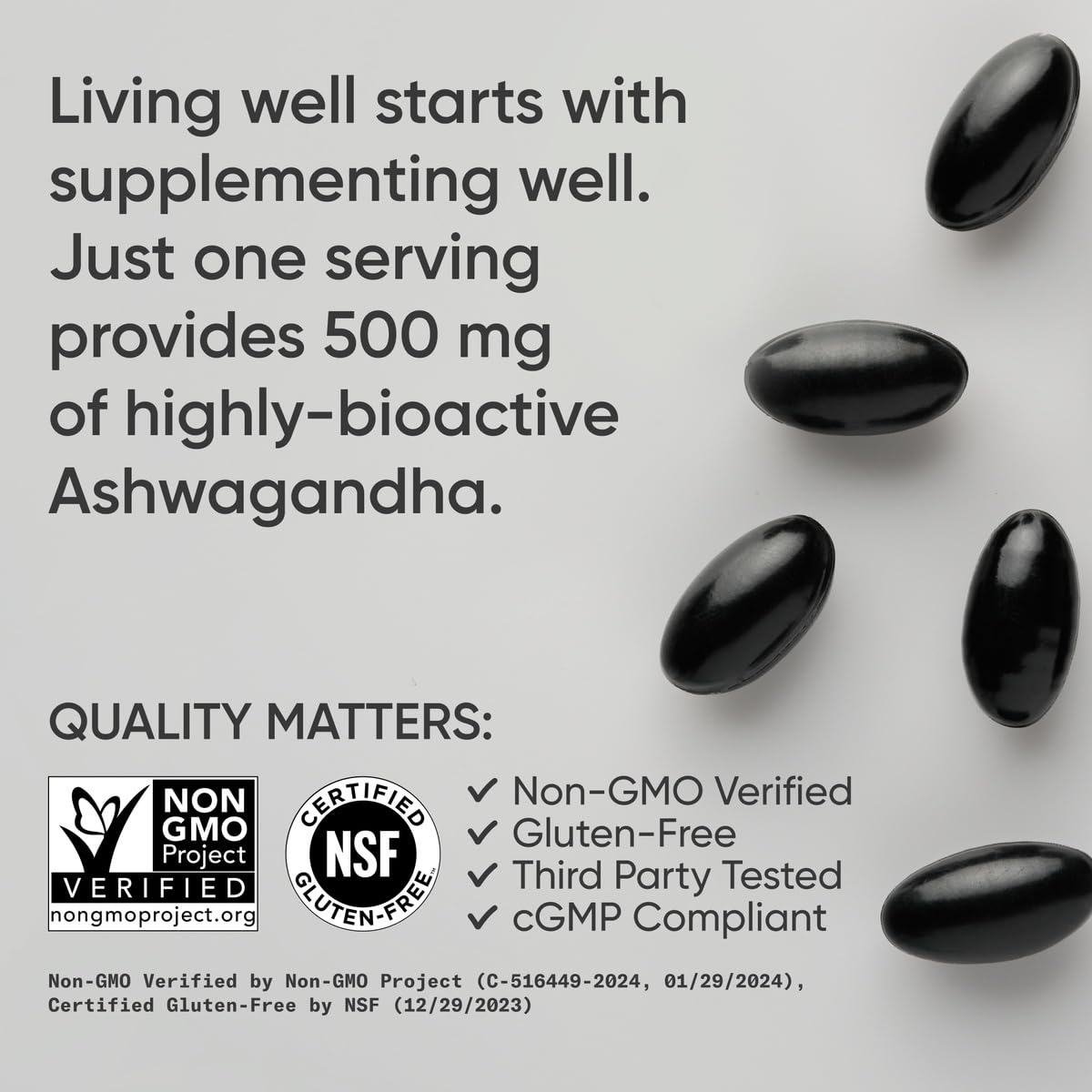 Sports Research® Ashwagandha Softgels with Coconut MCT Oil - Natural Adaptogen Made with Shoden® Ashwa for Relaxation, Calm & Sleep Support - Gluten Free & Vegan Friendly - 60 Count Sports ResearchAu supplements