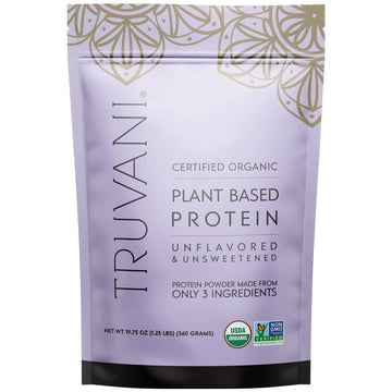 Truvani Organic Vegan Protein Powder Unflavored - 20g of Plant Based Protein, Organic TruvaniUS supplements