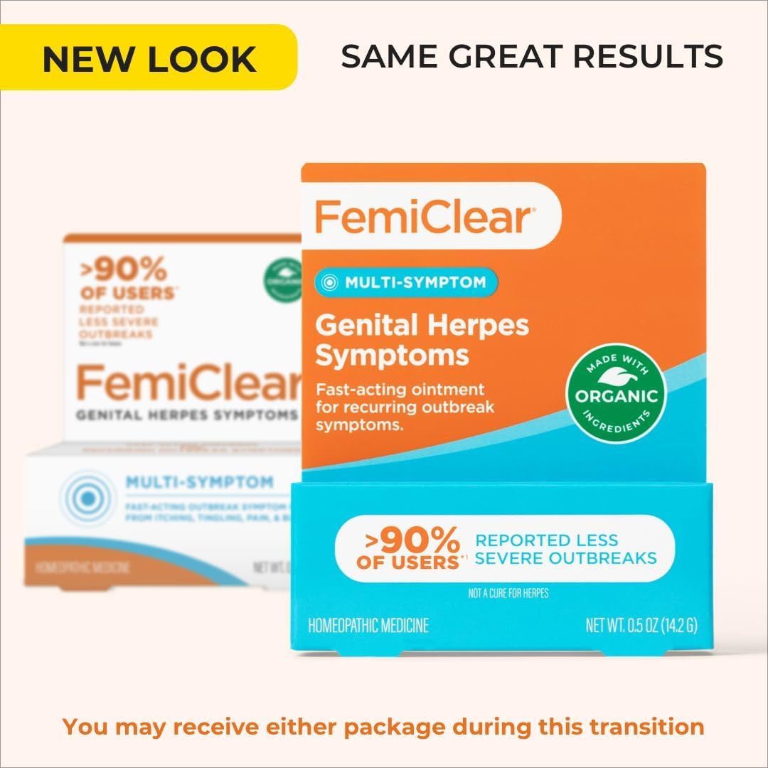 FemiClear for Genital Herpes Symptoms, Multi-Symptom - Effective Intimate Relief FemiClearAu supplements