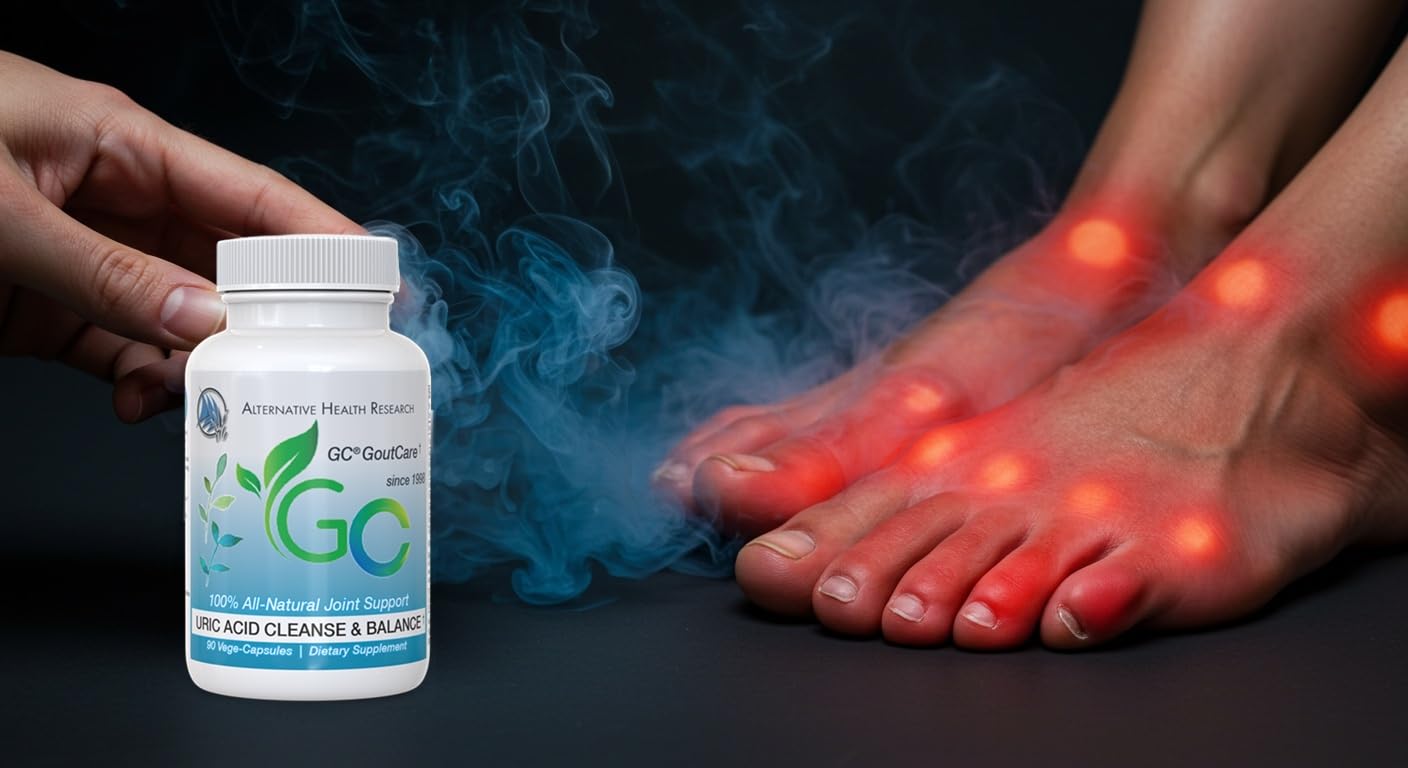 GC® GoutCare: Uric Acid Control | Uric Acid Prevention | Joint Health Supplement | Joint Relief | with Turmeric, Celery Seed Extract, Milk Thistle and More | 90 Capsules per Bottle | Non-GMO Alternative Health Research LLCAu supplements