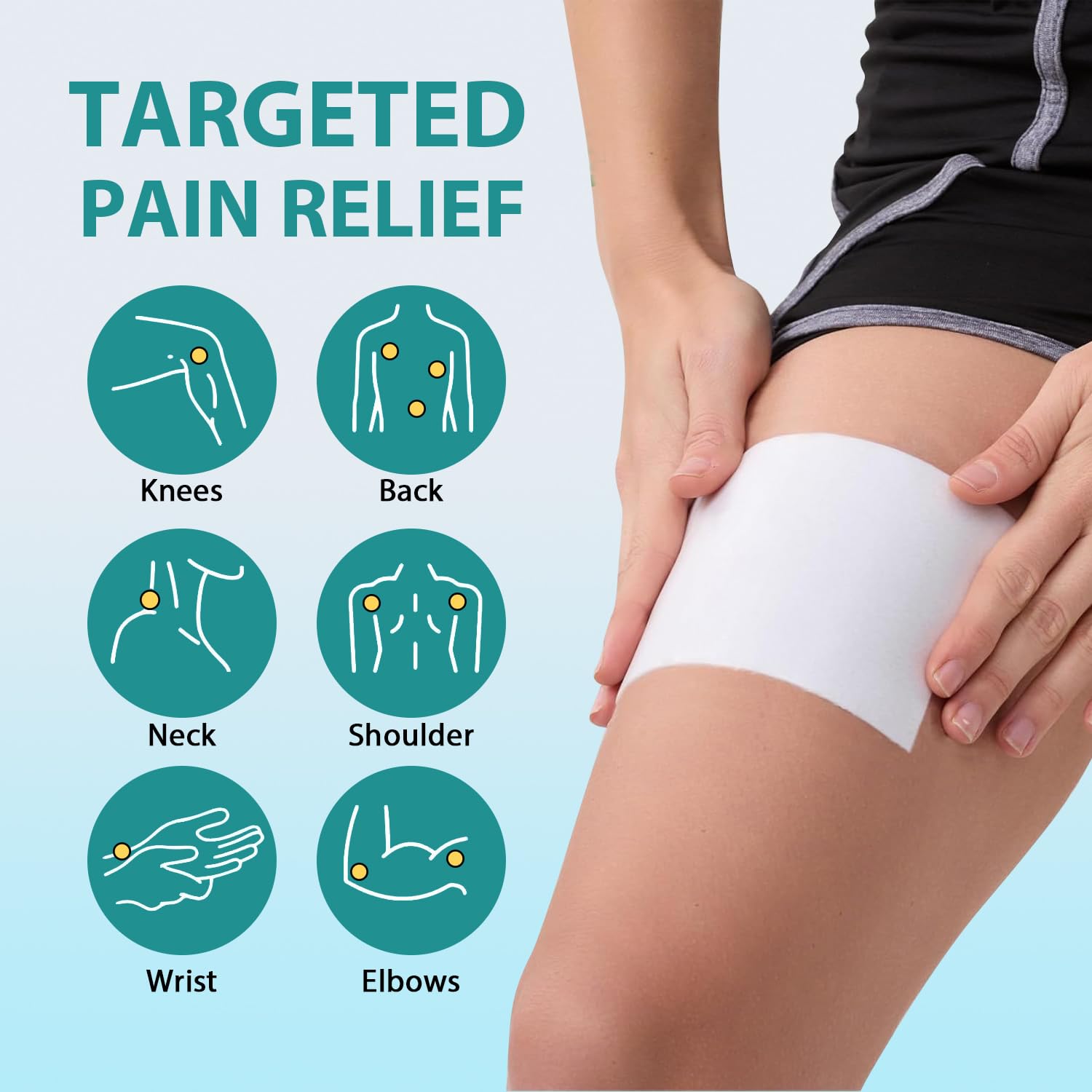 KD 4% Lidocaine Pain Relief Patches: Maximum Strength Lidocaine Patch for Back, Neck, Shoulder, Knee Pain, and Muscle Soreness – Large 3.9” x 5.5” (7 Count) KDAu supplements