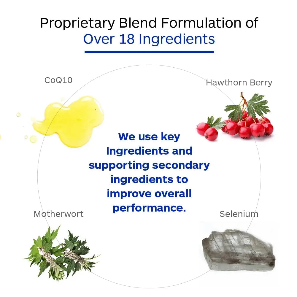 Professional Botanicals Cardio-CoQ CoQ10 - Vegan Formulated Coenzyme Q10 with Hawthorne Berry Valerian Root and Cayenne Pepper - 60 vegetarian capsules Professional Botanicalsnz supplements