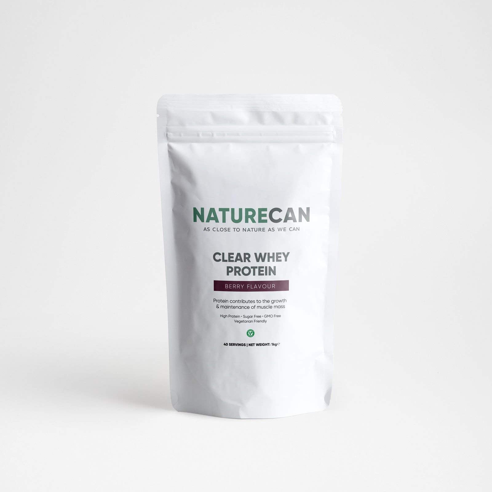 Naturecan Clear Whey Protein – Berry 1kg - 25g Protein Per Serving NaturecanAu supplements