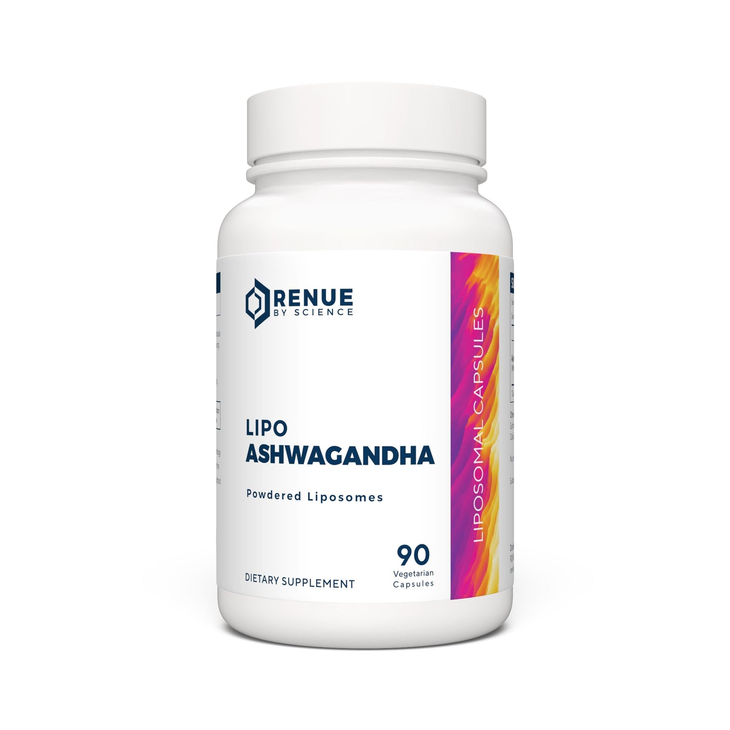 Renue By Science Ashwagandha | High Strength Liposomal Ashwagandha Supplements | 90 Ashwaganda Capsules - 200mg Ashwagandha per Serving | Non-GMO | Made in The USA Third-Party Tested Renue By ScienceUS supplements