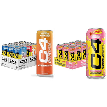 C4 Energy & Smart Energy Drinks Variety Pack, Sugar Free Pre Workout Performance Drink CellucorAu supplements