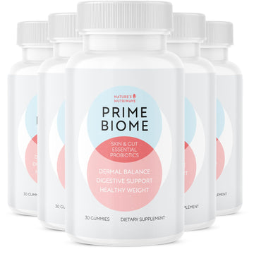 Nature’s NutriWave PrimeBiome Probiotic Gummies – Plant-Based Blend with Inulin, Lion’s Mane, Ginger & More– Non-GMO, No Stimulants, GMP Certified – 30 Gummies, 6 Month Supply Nature’s NutriWaveAu supplements