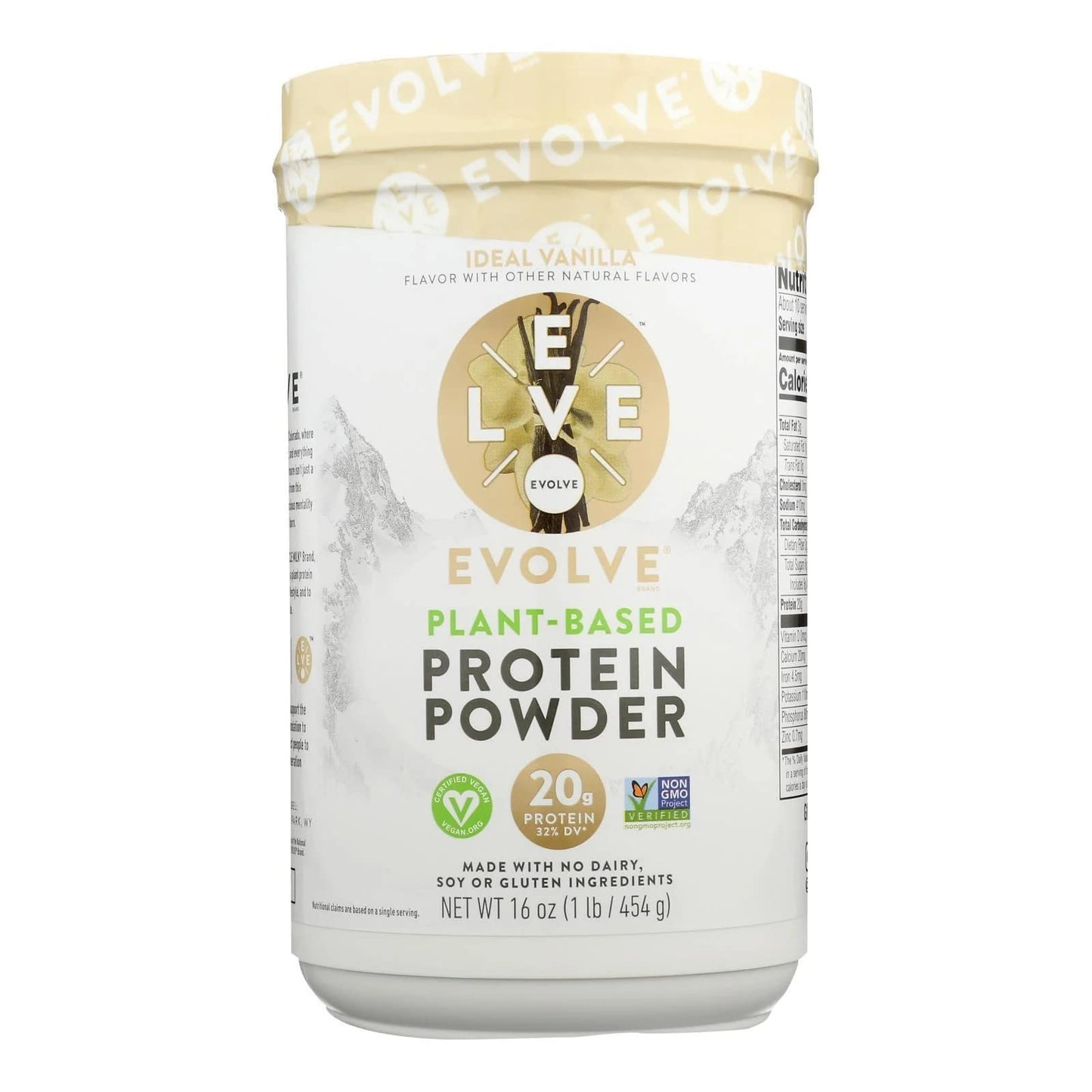 Evolve Protein Powder, Ideal Vanilla, 20g Protein, 1 Pound EvolveUS supplements