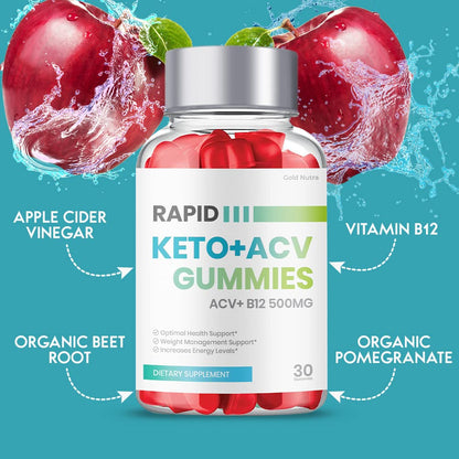 Rapid Keto ACV Gummies, Rapid Keto + ACV Gummies, Weight Management Advanced Gold NutraUS supplements