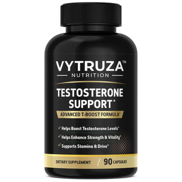 VYTRUZA Nutrition Advanced T-Boost Formula Test Support Capsules, Premium Ingredients, Energy, Strength Support Supplement for Men, 90 Capsules VYTRUZAAu supplements