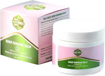 Miss Bud’s Hemp Intimate Feminine Vulva Balm Relieves Itching, Burning, and Redness Eliminates NATURE'S ORIGINAL MADE WITH CANATREX UNCLE BUD'S · TOPICAL PAIN RELIEVER · A TRUSTED FAMILY FORMULAAu supplements