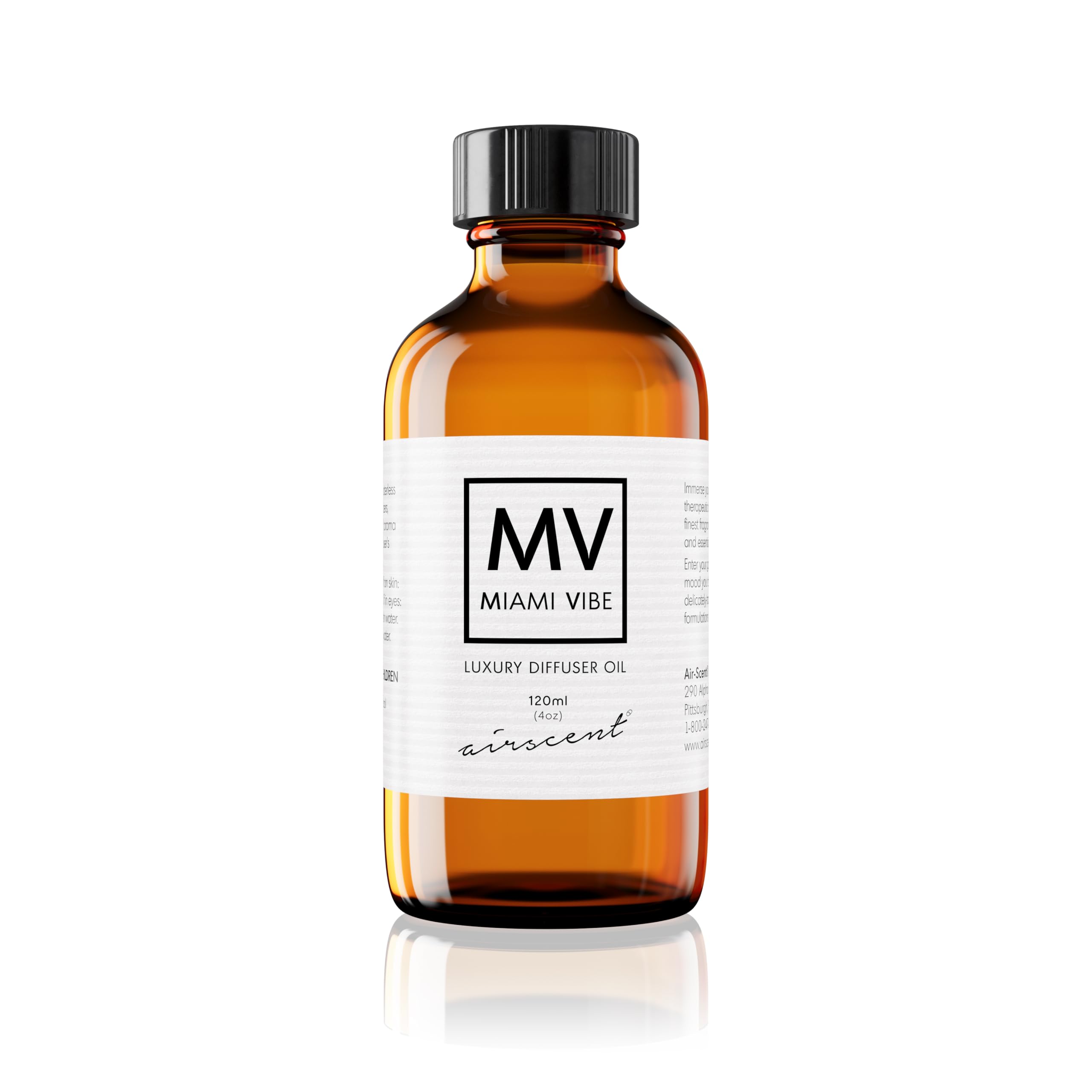 Miami Vibe Diffuser Oil - Air-Scent Fragrance for Aroma Oil Diffusers - 120 Milliliter (4 fl oz) Bottle Air-ScentAu supplements
