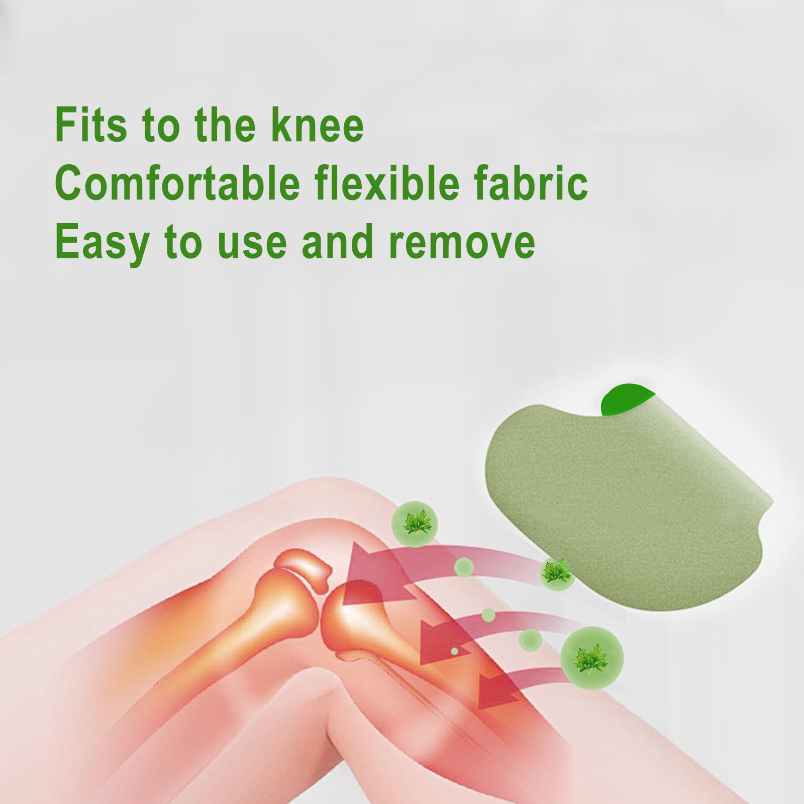 Leytearoo Knee Paches, 48PCS Herbal Knee Patch,Pain Relief Patches,One Pair Knee Sleeves,Long Lasting Relief of Joint LeytearooAu supplements