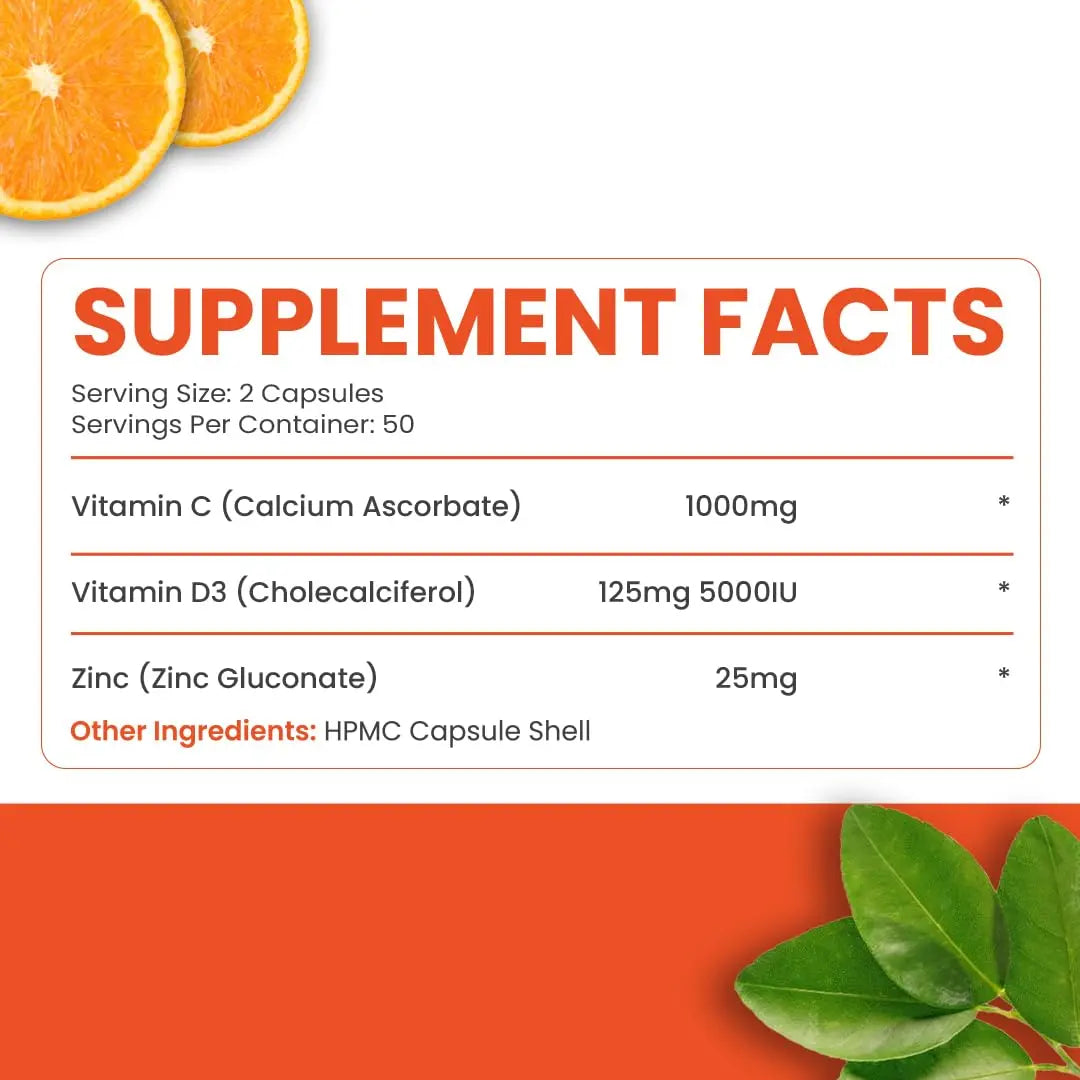 Integral Wellness - Vitamin Complex w/Vitamin D3, C, K2 and Zinc (100 Capsules) - Filler Free, 3rd Party Tested, Clinically Dosed, Bioavailable Forms Integral WellnessAu supplements