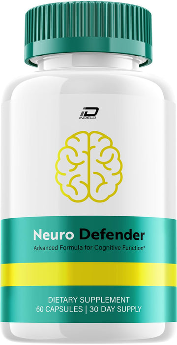 Neuro Defender Supplement Capsules – NeuroDefender Natural Blend Formula Focus Memory Support and Reviews (1 Pack – 60 Capsules) IndeloAu supplements