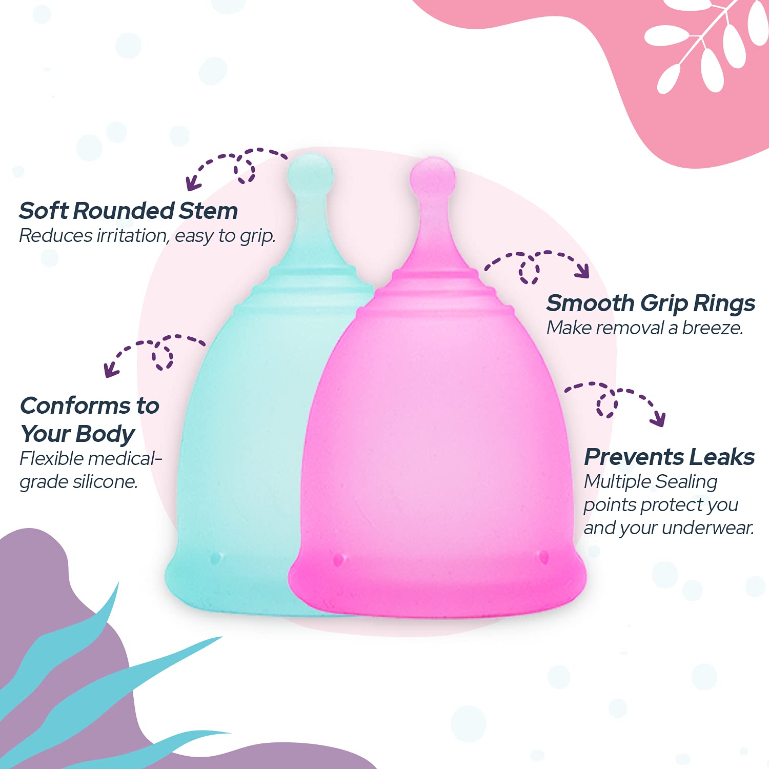 Ecoblossom Menstrual Cup Sterilizer - Modern Menstrual Cup Cleaner Unscented Sanitizer EcoBlossomAu supplements