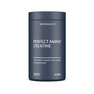 BodyHealth Creatine Monohydrate Tablets – Vegan Pre Workout Supplement with PerfectAmino, BCAAs & EAAs – Keto-Friendly, Muscle Recovery & Energy Support – 5g Creatine Equivalent per Serving BodyHealthAu supplements