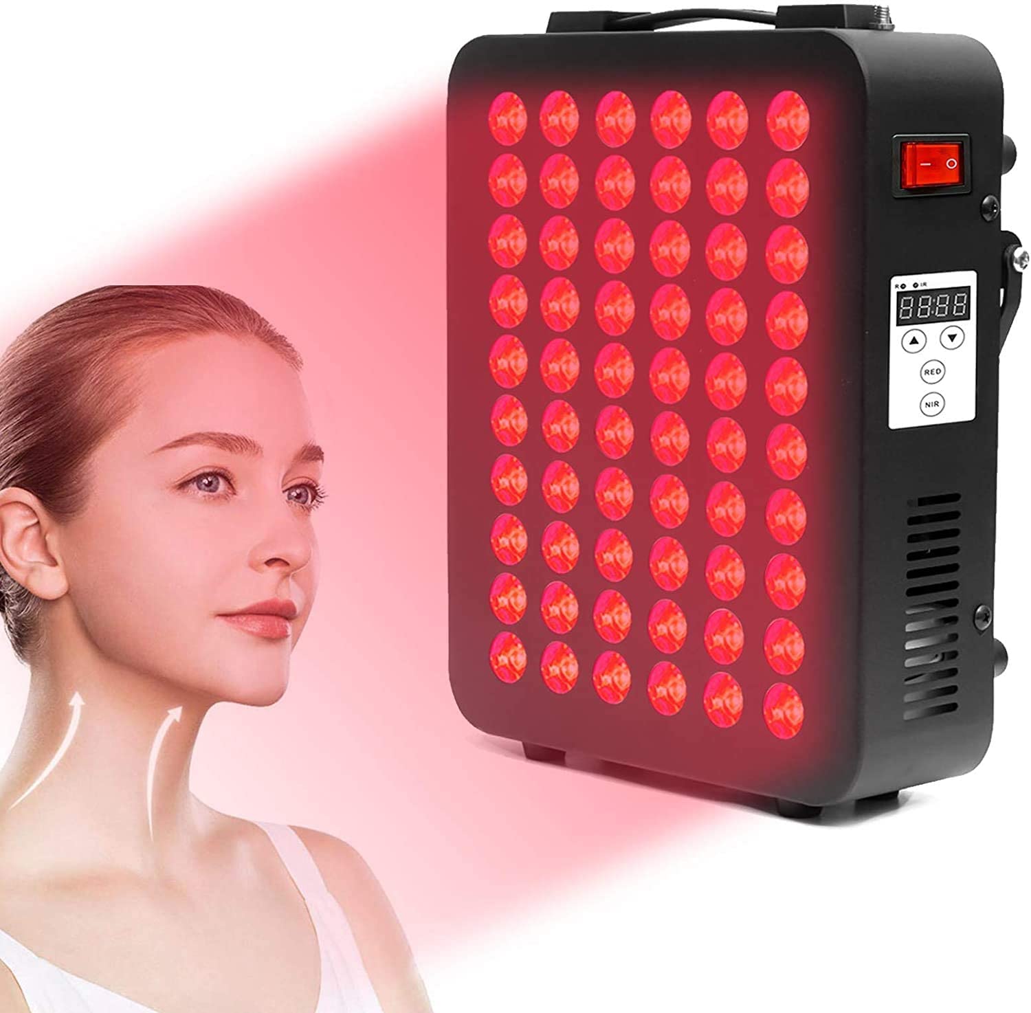 Red Light Therapy Device - Near Infrared Light Therapy with Timer, 60 Clinical Grade LEDs ECOGUNAu supplements