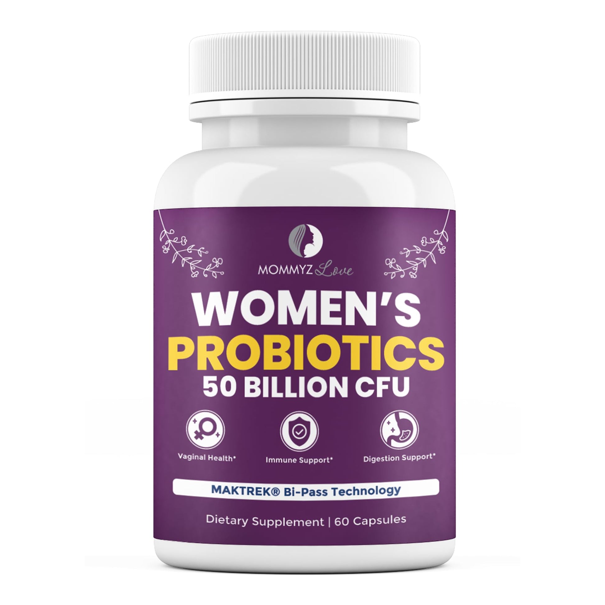 Probiotics for Women Digestive Health + Vaginal Probiotics for Vaginal Odor Control, Balanced PH Levels Mommyz LoveAu supplements